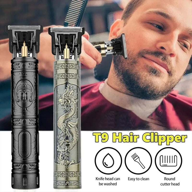 Professional T9 Hair Clipper Beard Shaving Body Hair Trimmer Clippers Electric Hair Cutting Machine Barber Men Trimmer Shaver